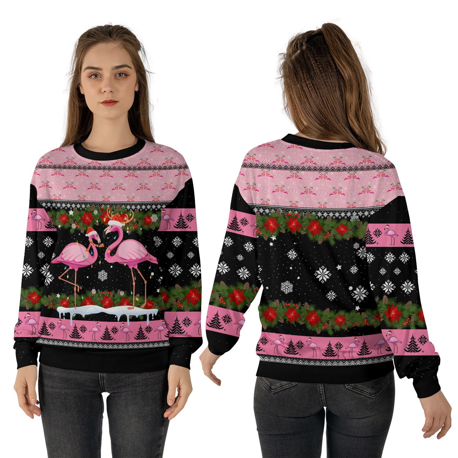 Flamingo Sweater - Etsy