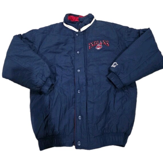 Vintage Starter Cleveland Indians Starter Coat M … - image 1