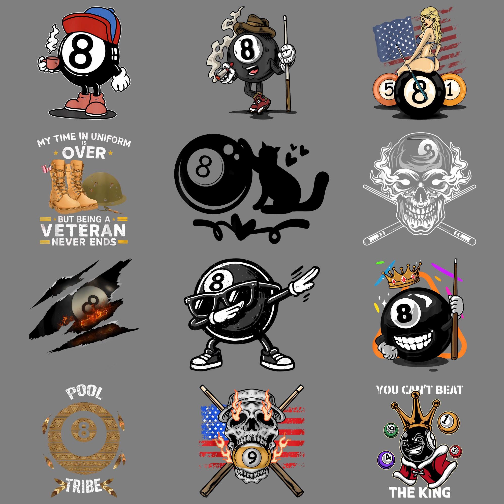 8 ball logo - Etsy México, image size:2000x2000