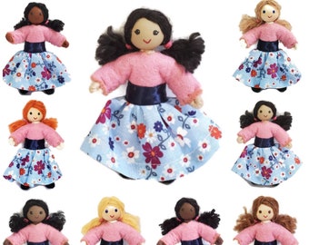 Custom Dollhouse Dolls Little Sister Daughter 1:12 scale Dollhouse family personalized