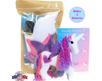 Unicorn Craft Sewing Kit for Kids - Unicorn Toy - Unicorn Plush