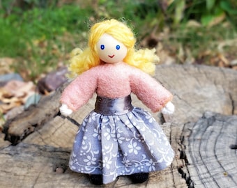 Custom Dollhouse Doll Little Sister Daughter 1:12 scale Dollhouse family personalized