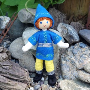 Handmade Summer Kindness Elf Doll – Customizable Posable Boy Doll - Miniature Kindness Elves Gift For Boys and Girls