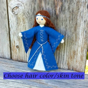 Maid Marian Doll Dollhouse Doll Princess Doll Bendy Doll Dollgouse Castle Robin Hood image 1