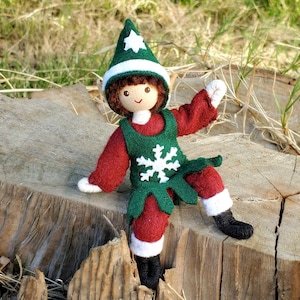 Elf Doll - Christmas boy elf - cute elf dolls - Wildflower Toys - holiday Elves