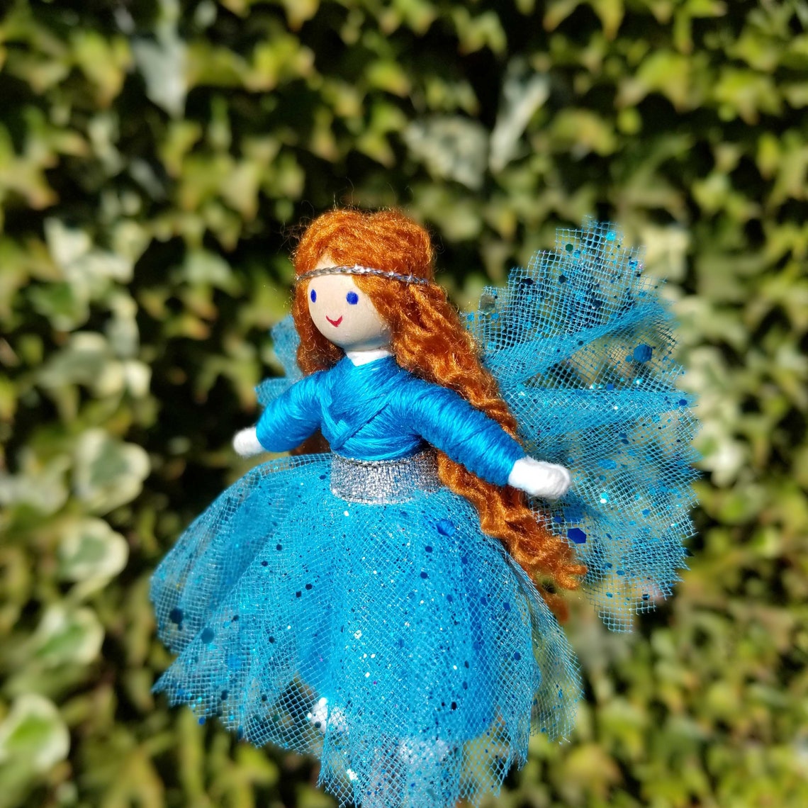 Blue Fairy Doll Toy Choose Hair Color/skin Tone - Etsy