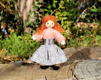Custom Dollhouse Doll Little Sister Daughter 1:12 scale Dollhouse family personalized
