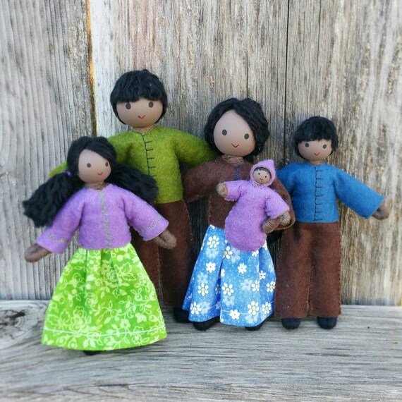 african american dollhouse dolls