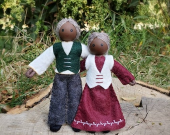Dollhouse Dolls Grandparents | Grandpa Grandma Doll | Dollhouse people