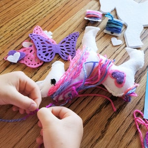 Unicorn Craft Sewing Kit for Kids Unicorn Toy Unicorn Plush image 5
