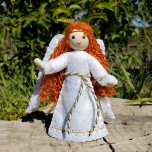 Angel Doll  - Guardian Angel Doll - Saint Dolls -  catholic saint doll - Christmas Angel - Kindness Tradition