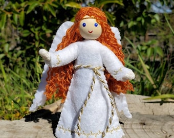 Angel Doll  - Guardian Angel Doll - Saint Dolls -  catholic saint doll - Christmas Angel - Kindness Tradition