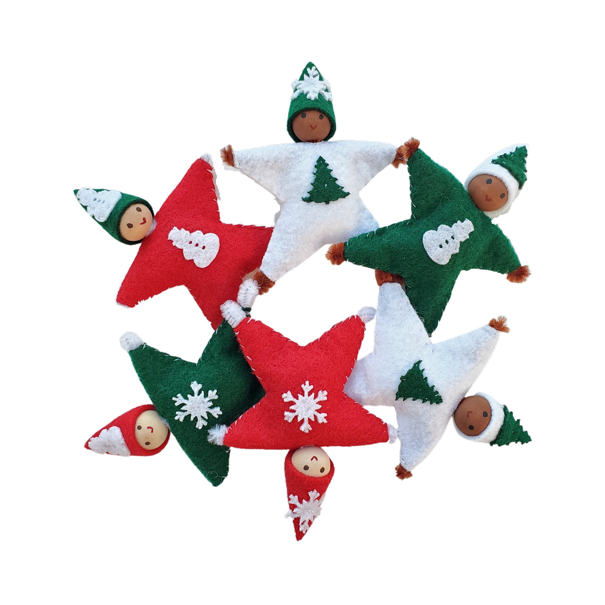 Felt Craft Kit for Kids Christmas Gnome Sewing Kit DIY Etsy