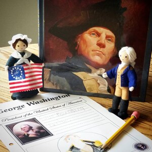 Betsy Ross doll Patriotic Historical doll Independence Day 4th of July image 5