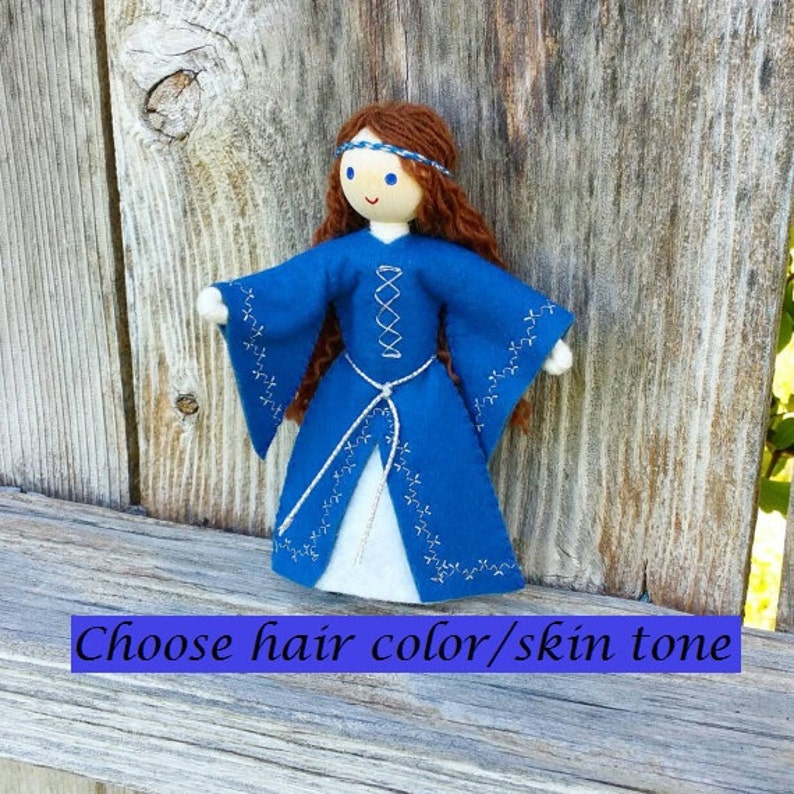 Maid Marian Doll Dollhouse Doll Princess Doll Bendy Doll Dollgouse Castle Robin Hood image 1