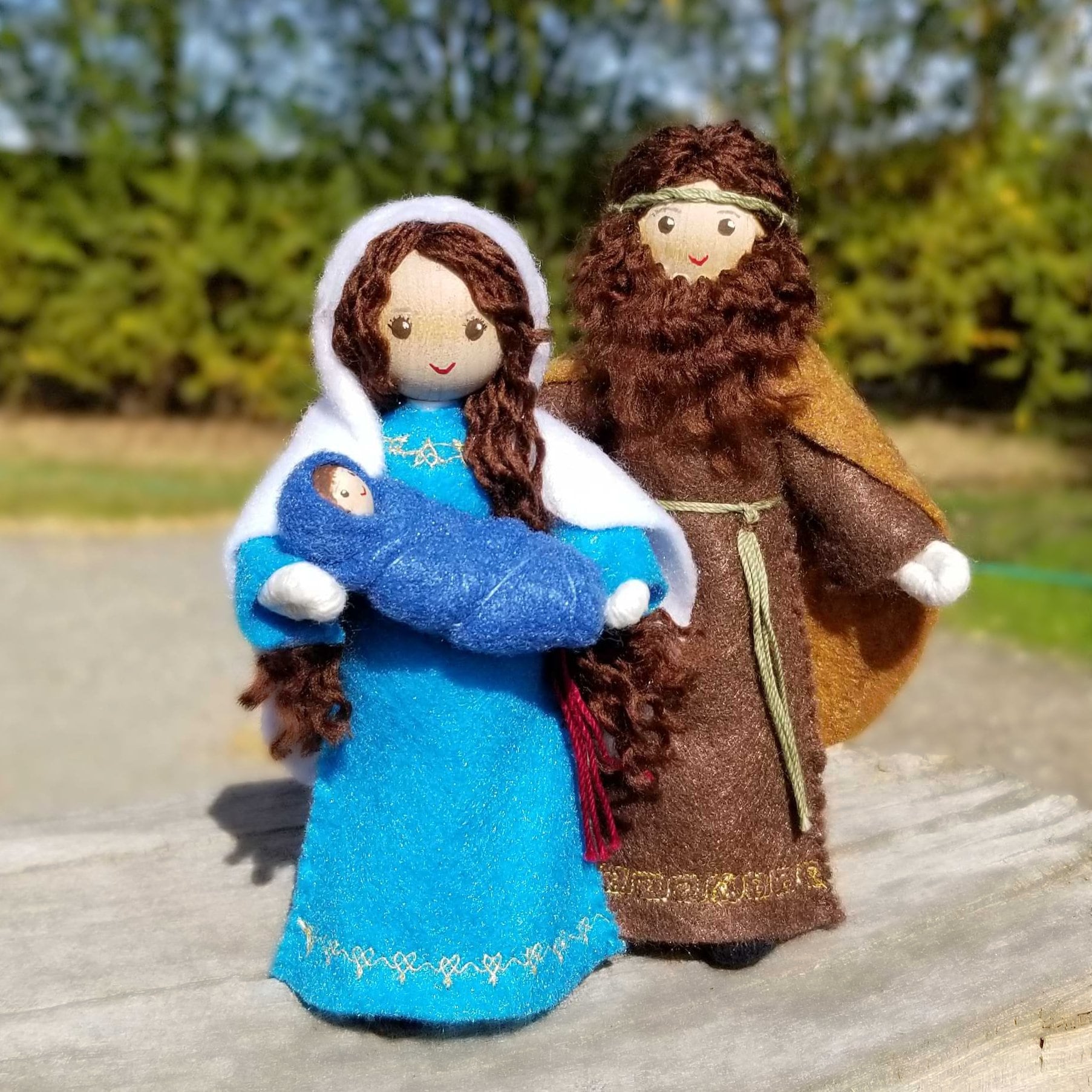 Nativity Set Dollhouse Nativity Mary and Joseph Nativity Etsy