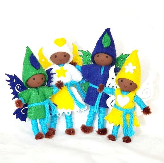 Doll Making Supplies Kit Felt Doll Kit Bendy Doll Doll Kit Verity Hope Felt Bendy Doll 4