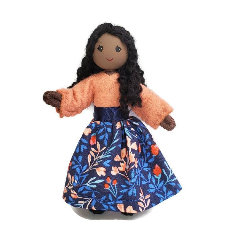 Black best sale dollhouse family