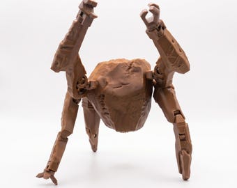 Amaze Amaze Amaze! Articulated Rocky Figure - Project Hail Mary Eridian Desk Companion Poseable Figurine