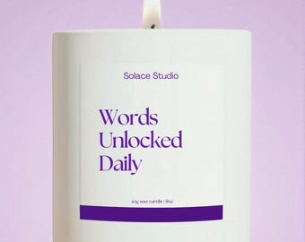SLP Gift for Speech Language Pathologist Custom Candle Funny Unique Handmade For Speech Therapist Therapy Personalized Gift Box