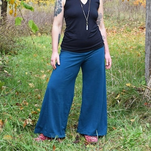 Tagundnachtgleiche Hose (weite Beinhose - Palazzohose - Hanfhose - Bohohose)