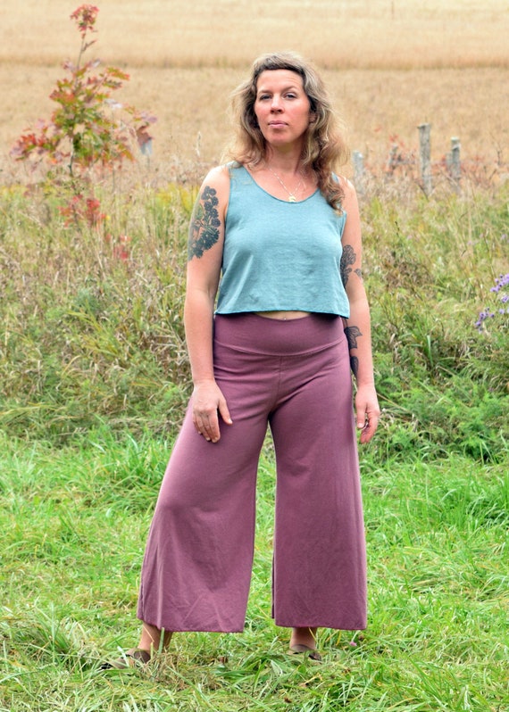 Equinox Gauchos wide Leg Pants Palazzo Pants Cropped Trousers Capri Pants  Hemp Pants Women's Pants Cropped Pants -  Canada