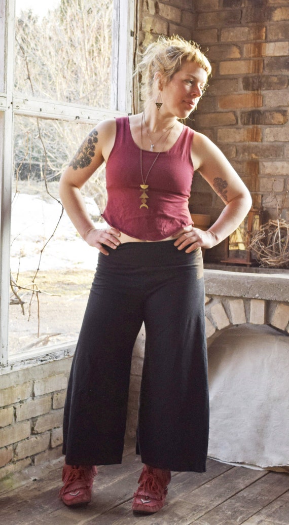 Equinox Gauchos (wide Leg Pants - Palazzo Pants - Cropped