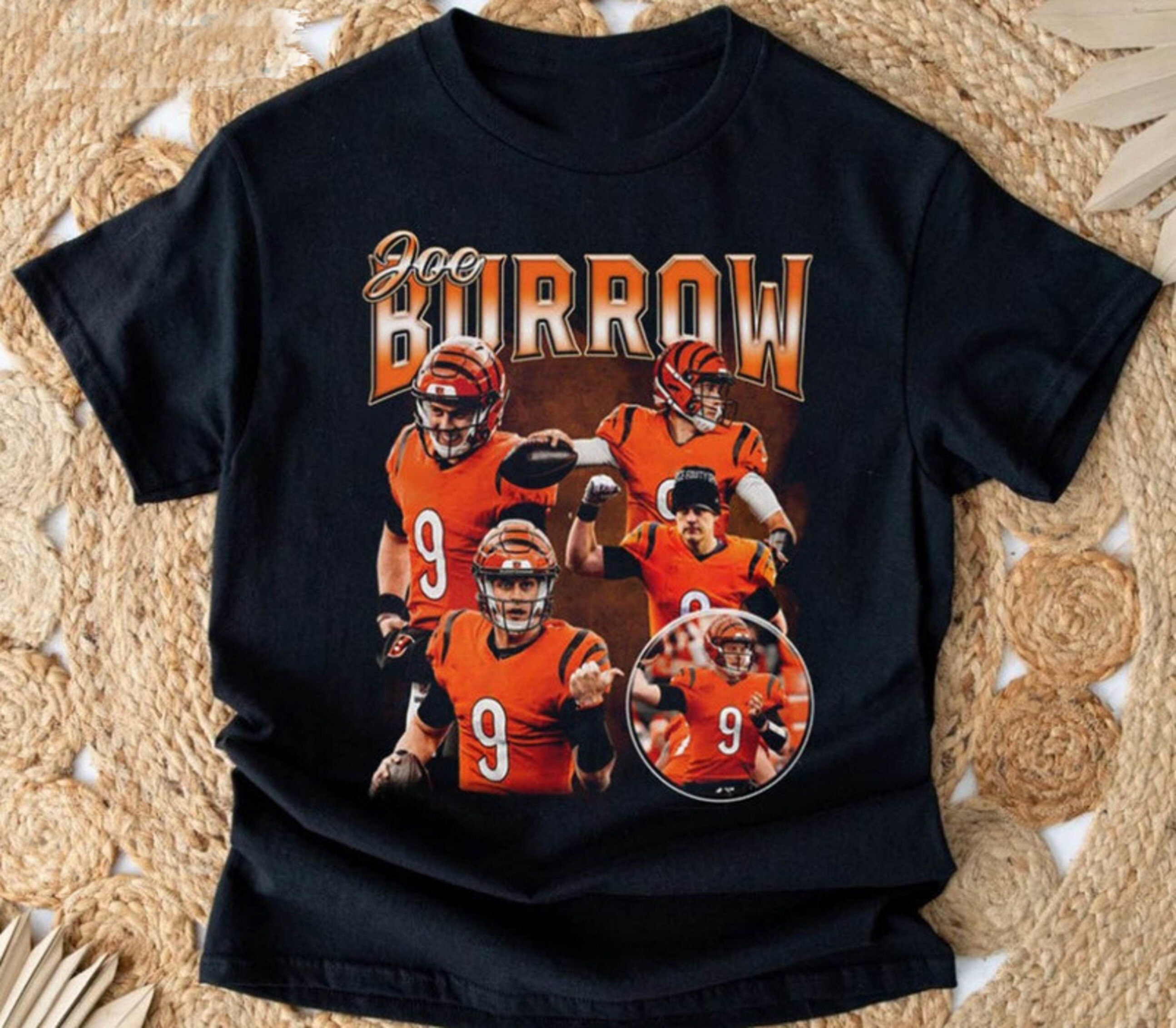 Discover J-o-e B-u-r-r-o-w Vintage Shirt, Player Shirt, Sport Tshirt, American Football Shirt