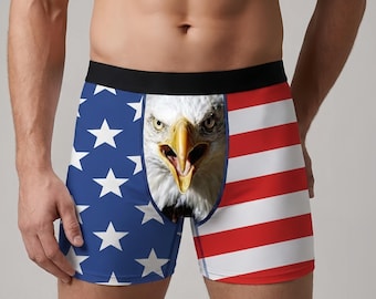 Bokserki męskie American Flag Eagle