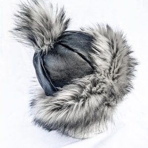 Handmade Mongolian Style Leather hat
