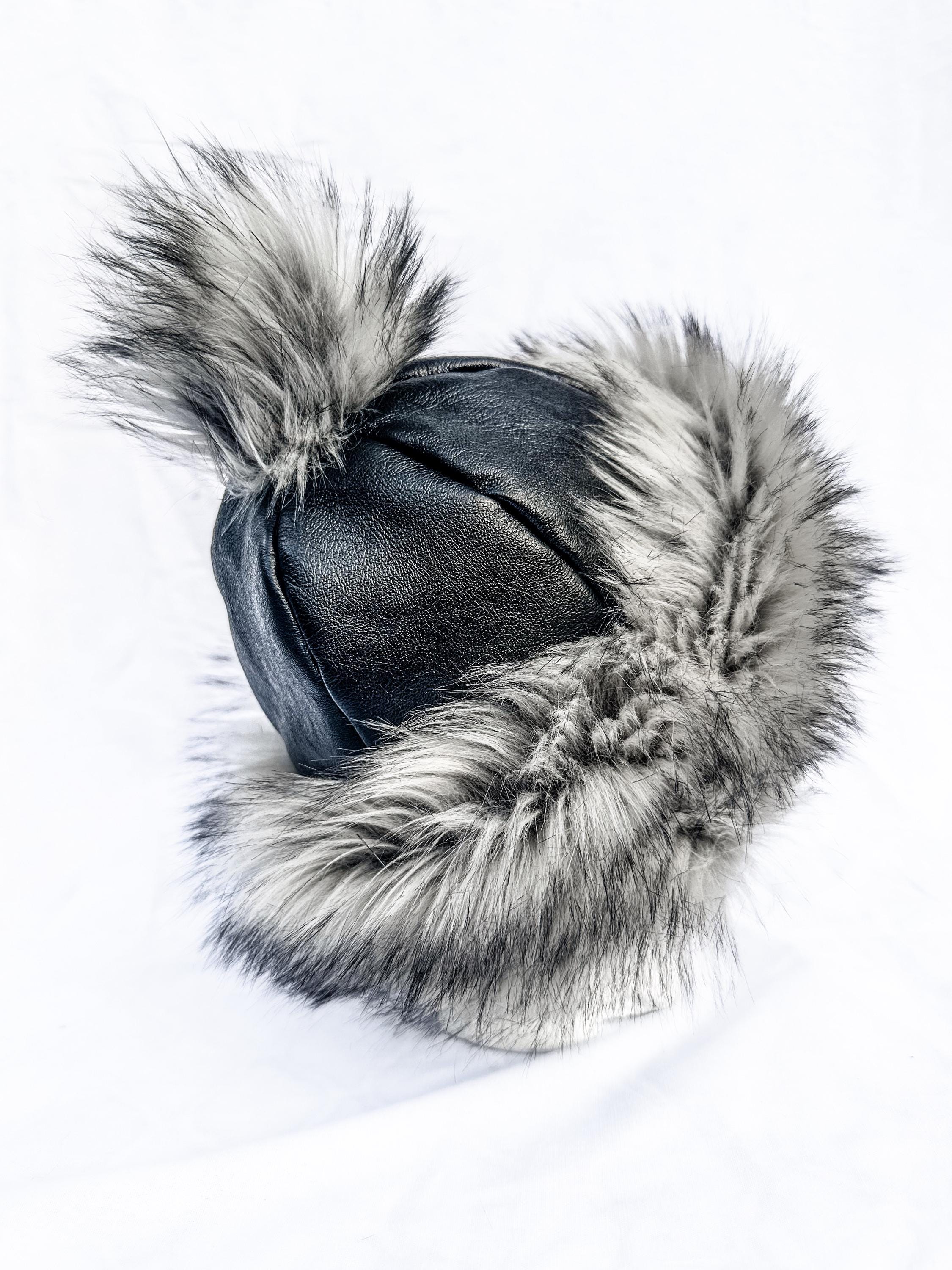 Genuine Mongolian Lamb Fur Hat One Size New Authentic Mongolian Fur Hat - Woman main image 2