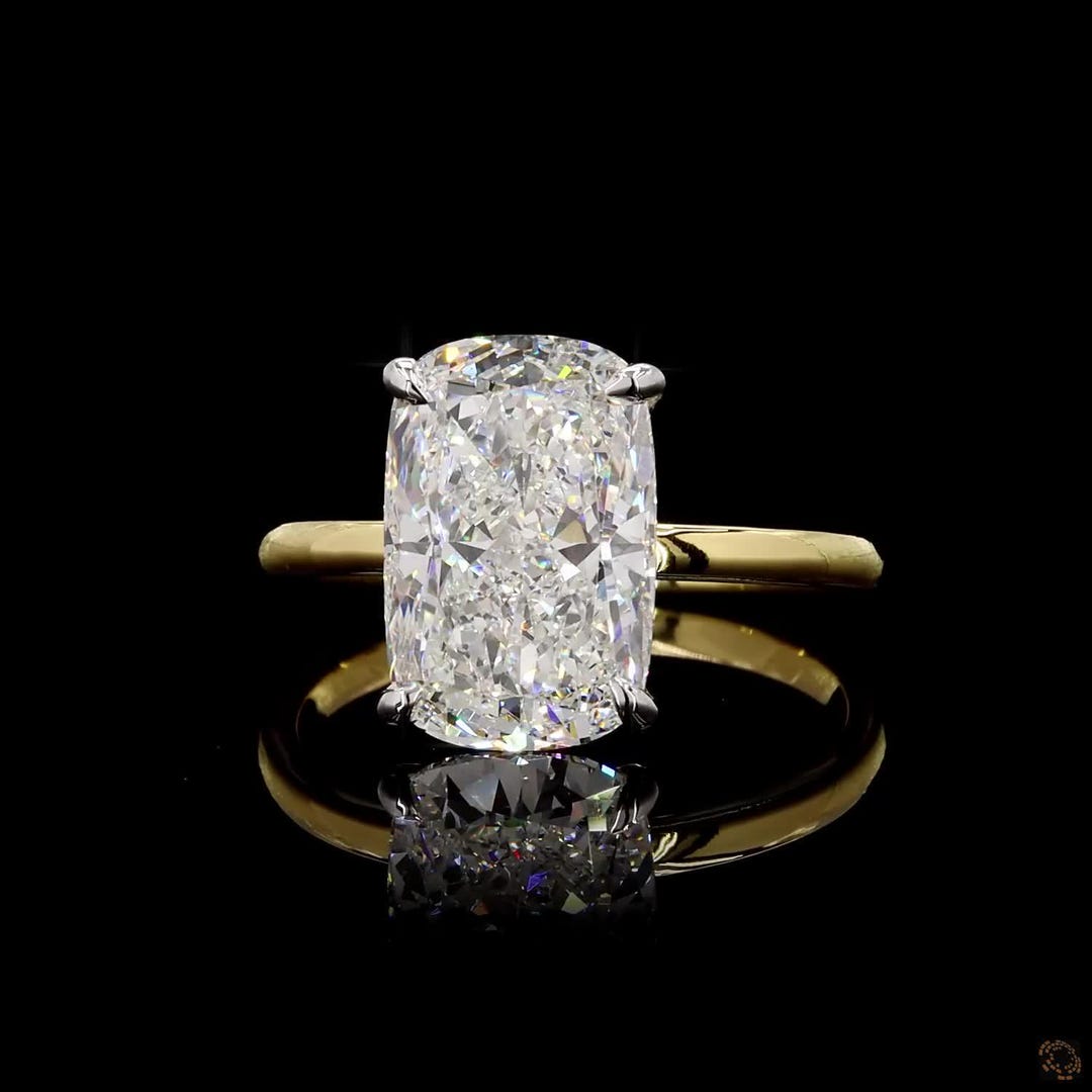 IGI Certified 5.06 Carat Lab Grown Diamond 14K Gold Ring - Etsy