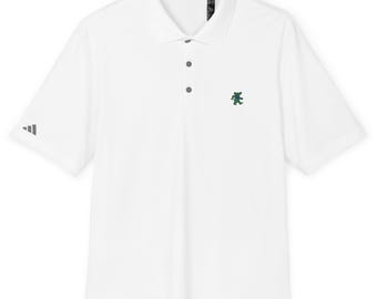 Grateful Dead Golf Polo | Embroidered Dancing Bear Performance Shirt | Adidas Jam Band collared shirt