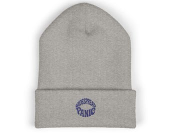 Widespread Panic Beanie | Embroidered Jam Band Hat | Vintage WSP Winter Knit Cap