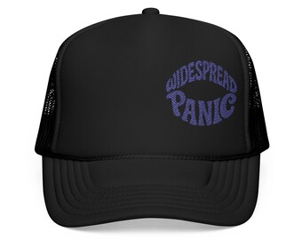 Widespread Panic Trucker Hat | Retro WSP Embroidered Cap | Jam Band Foam Mesh Hat