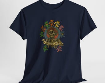 Grateful Dead Dancing Bears Skeleton Tee | Vintage Jam Band Shirt