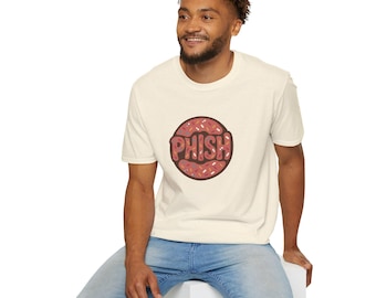 Phish Donut T-Shirt: Unisex Band Logo Tee, Music Festival Apparel