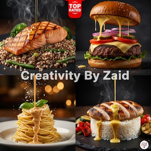 30+ Cinematic AI Food Reels, Gourmet Cooking Videos, Viral Food Content for Social Media