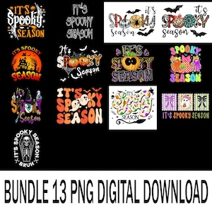 It’s Spooky Season PNG, Funny Halloween Ghost Clipart, Cute Fall Sublimation Design, Digital Download