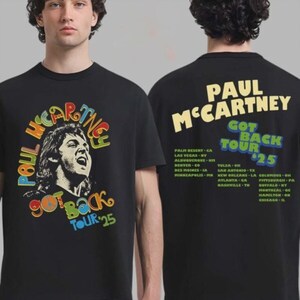Paul Mccartney Shirt Got Back - Etsy Canada