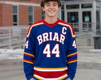 Camiseta de hockey Graham 44 de la Universidad Briar, camiseta para uso fuera del campus, camiseta de fútbol americano Hockey Romance, sudadera de la Universidad Briar, hockey fuera del campus 2026