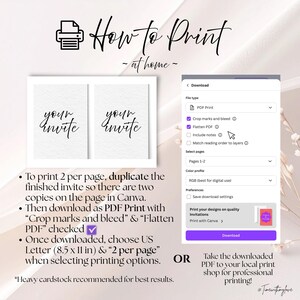 Valentinsgruß Brunch-Einladungsvorlage | Galentines Day Brunch-Einladung | Pfannkuchen & Kaffee | Bearbeitbare Canva Vorlage | Druckbar Bild 9