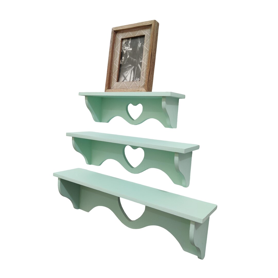 Handcrafted Wood Wall Shelf Set: Cottagecore Display Shelves - Etsy