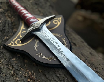 Handmade Fantasy Shard Sword – Power of the Rings Movie Inspired Decorative Collectible / Cosplay Prop