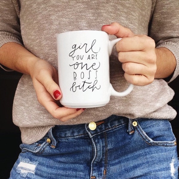 One Boss B*tch 15 oz. Ceramic Mug