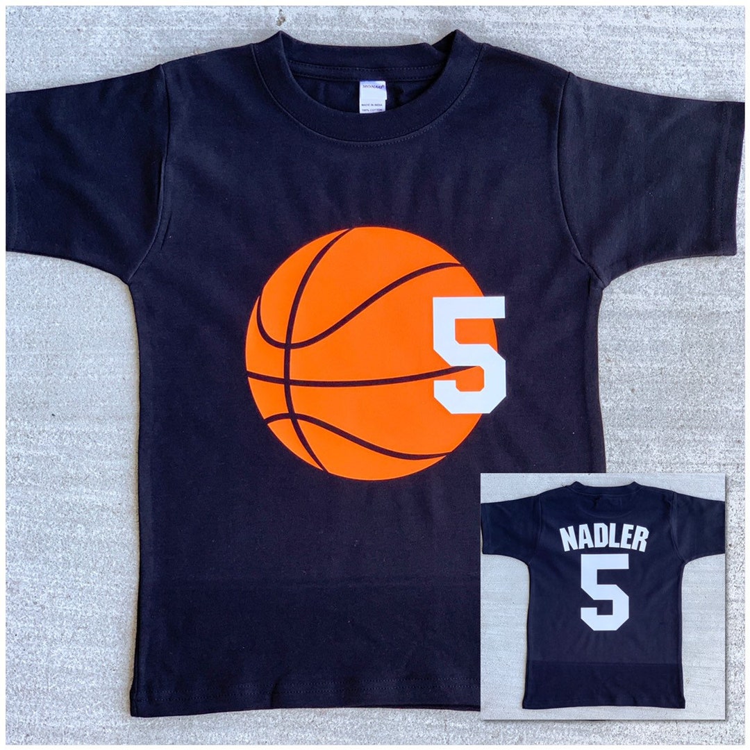 Basketball Birthday Shirt Personalized Two Sided Basketball - Etsy