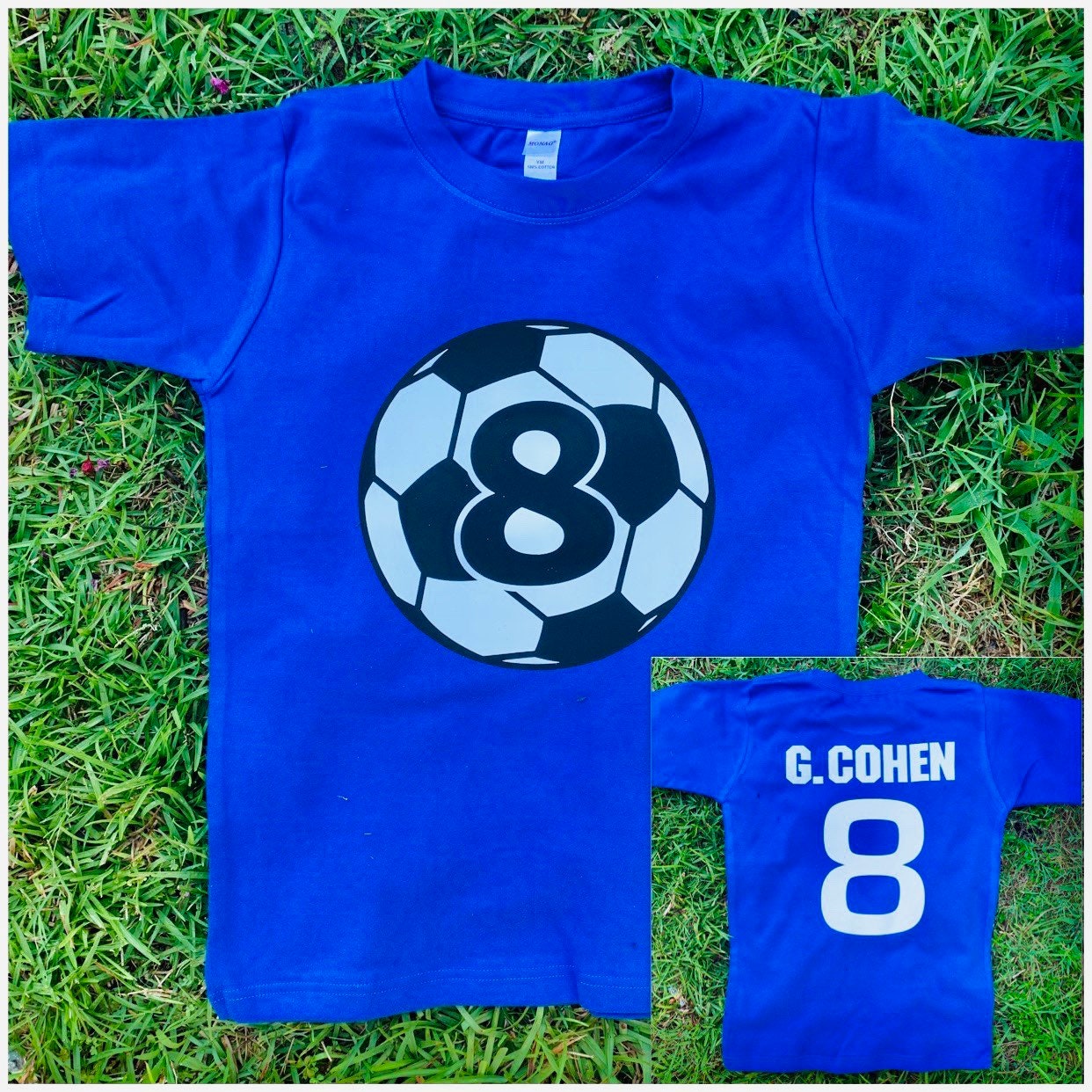Idea de regalo de 6º cumpleaños para niños, camiseta de fútbol de 6 años,  Negro, Kids 2