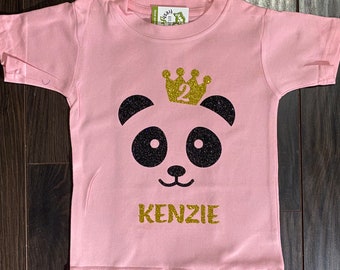 Panda birthday shirt - Panda Bear Birthday tshirt 2nd 3rd 4th 5th 6th 7th 8th 9th