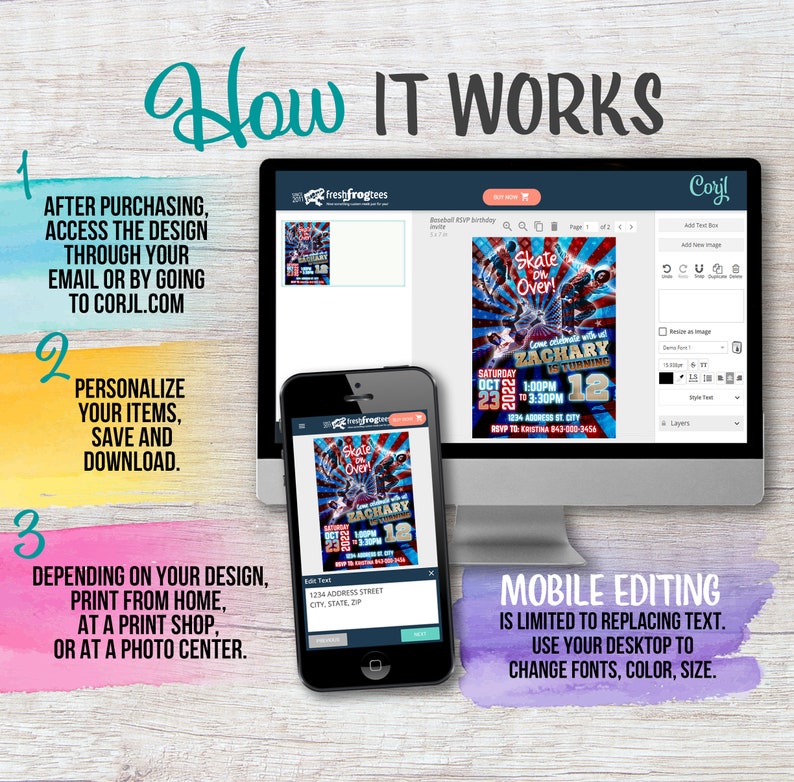 Paintball Birthday Invitation Printable Digital Invite EASY Etsy