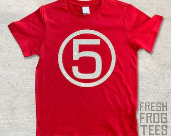 Birthday number shirt, Circle Number shirt for boys or girls